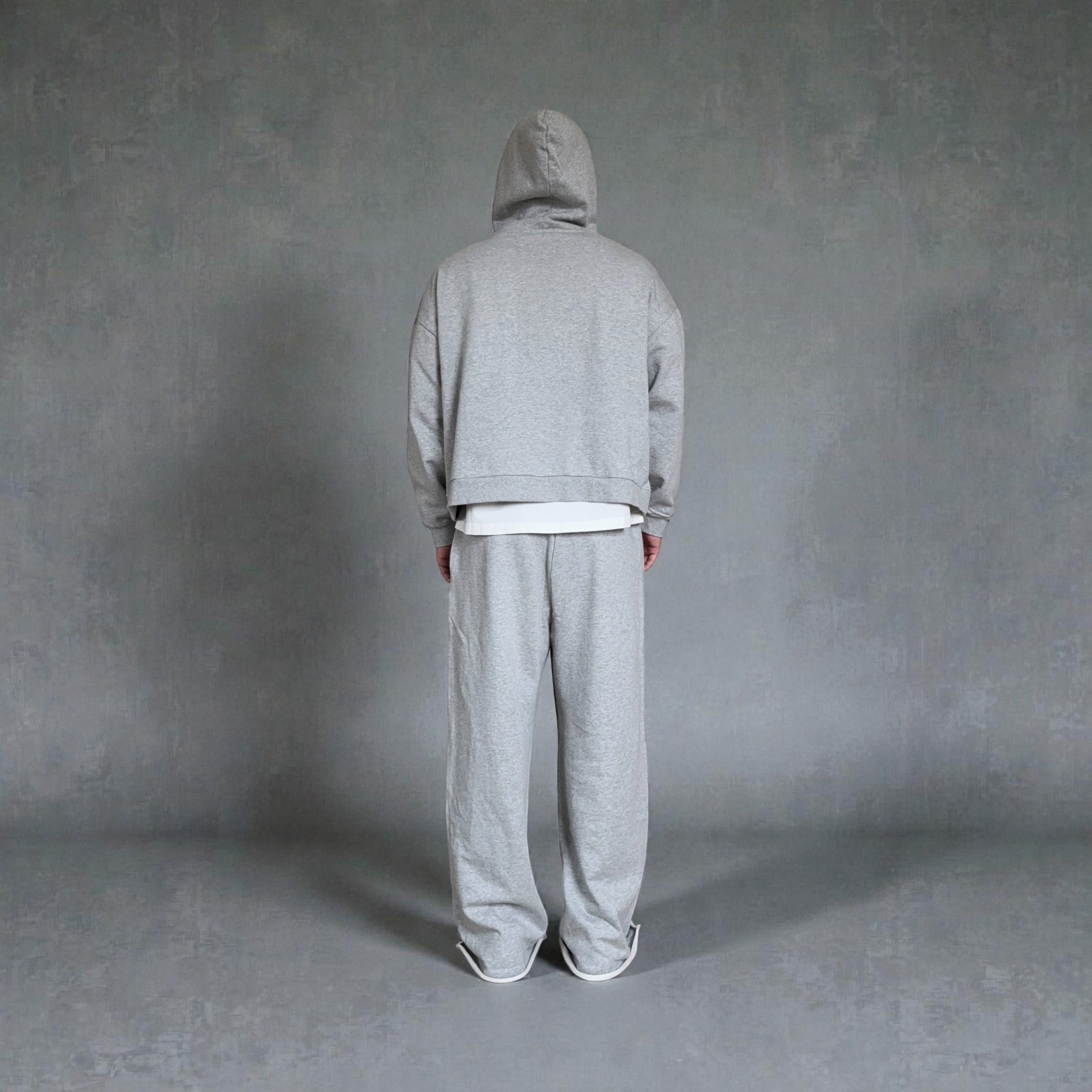 GREY ZIP-UP JACKET